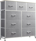 WLIVE 9-Drawer Dresser, Fabric Storage Tower by WLIVE