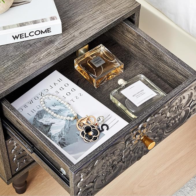 Nightstand, Farmhouse Bedside Table - Image 7