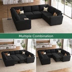 HONBAY Sleeper Sectional Couch - Image 4