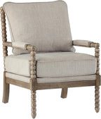 DUHOME Linen Fabric Spindle Accent Chair - Image 9
