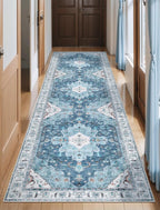 SERISSA 2'6"x8' Washable Non Slip Boho Runner Rug by SERISSAHomeDecorCollection