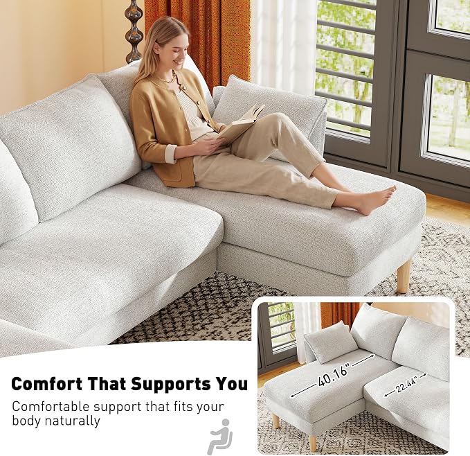 WorthFurni U Shaped Sectional Couches - Image 3