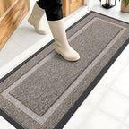OLANLY Front Door Mat Outside 47x17, All-Season Heavy-Duty Rubber Doormat | by OLANLY