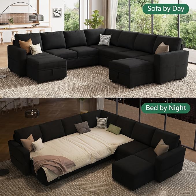 HONBAY Modular Sectional Sleeper Sofa - Image 3