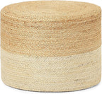 REDEARTH · Cylindrical Pouf Foot Stool Ottoman by REDEARTH