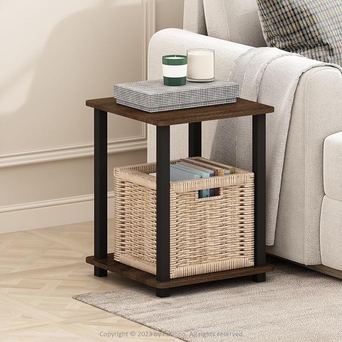 Furinno Simplistic Side Table Set of 2, End Table, Night Stand, Nightstand - Image 2