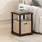 Furinno Simplistic Side Table Set of 2, End Table, Night Stand, Nightstand - Image 2