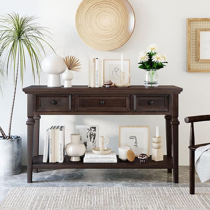 Harper & Bright Designs TREXM Classic Retro Style Console Table - Image 3