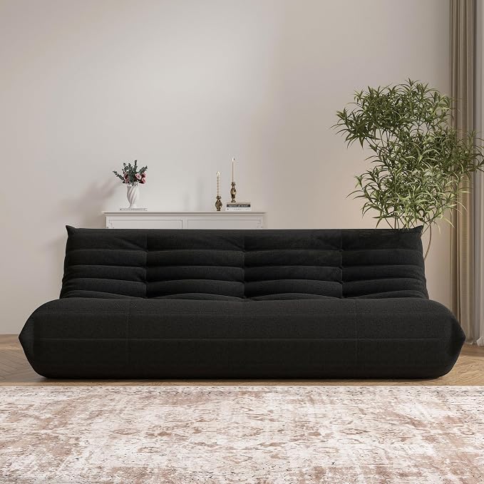 YVDNHP Big Bean Bag Chairs for Adults, 3 Seater Large Bean Bag Chair Sofa - Image 4
