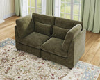 77" Oversized Chenille Couch Modular Sectional Sofa, Washable Cloud Couch - Image 4