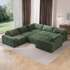 Vesgantti 143.7" Oversized Boneless Couch, Modern 7 Seater Modular Sectional - Image 9