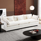 Ihanherry 111.4 Inch 3-Seater Cloud Sofa, Modular Sectional Couch, Modern Deep by iHanHerry