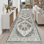 Madane Hallway Runner Rug 3x10 Washable Kitchen Runners 10ft, Soft Low-Pile - Image 3