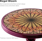 Homes: Inside + Out Halric Modern 24" Tall Round End Table - Image 4