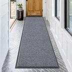 OLANLY Front Door Mat 71x23, Waterproof Heavy-Duty Indoor Outdoor Doormat | Grey by OLANLY