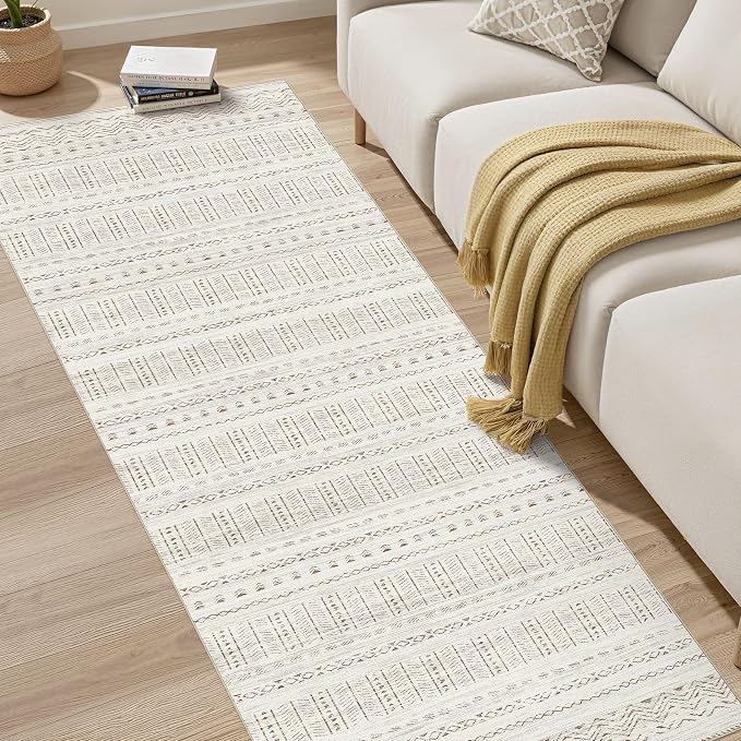 cotiled Hallway 2.6x8 Runner Rugs Washable Boho Moroccan Soft Rug | Solve - Image 6