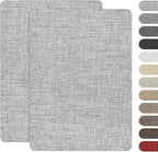 SYLVASS 8x11 Inch Fabric Repair Patches, Self-Adhesive Linen Patch by Sylvass