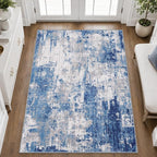 RELEANY Washable 3'x5' Abstract Area Rug by RELEANY