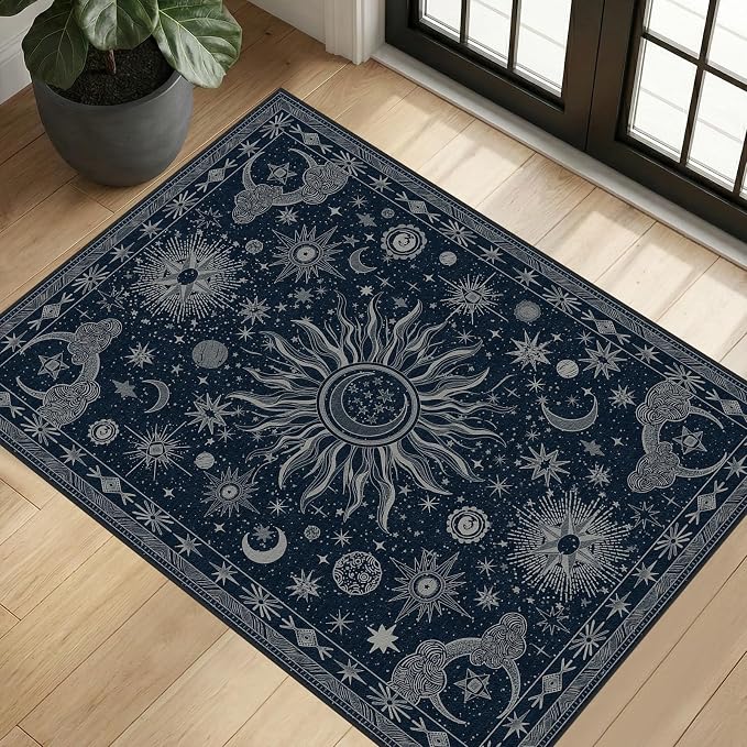 Vacuum-Friendly, 2x3 Washable Area Rug by meejou
