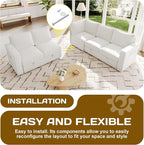 83.5" Sectional Sleeper Sofa - Image 7