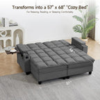 Auvsoce 71" Loveseat Recliner Chair - Image 6