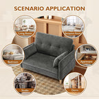 Urhanherry 47" Small Sofa Couch - Image 6