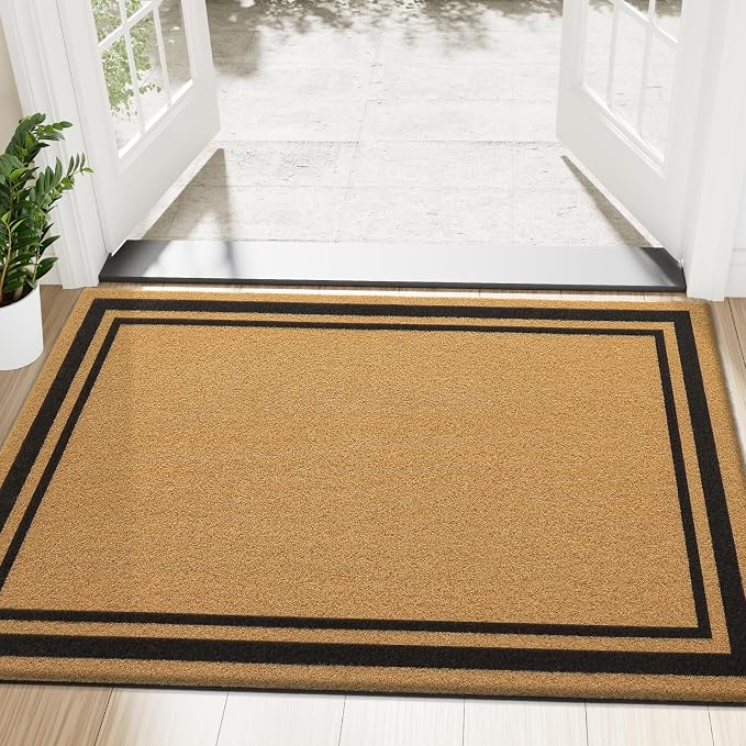 OLANLY Front Door Mat, Low Profile Doormat, Stain and Fade Resistant, - Image 2