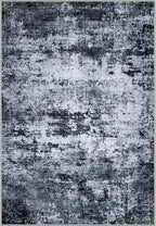 9x12 Area Rug Living Room: Modern Washable Indoor Carpet Black | - Image 11