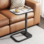 Kitstorack TV Tray Table, Adjustable Height & Rounded Metal Corners, Snack Table by Kitstorack