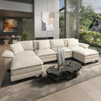 HERA'S HOUSE 158" Modular Sectional Sofa, Oversized U Shaped Couches by HERASHOUSE