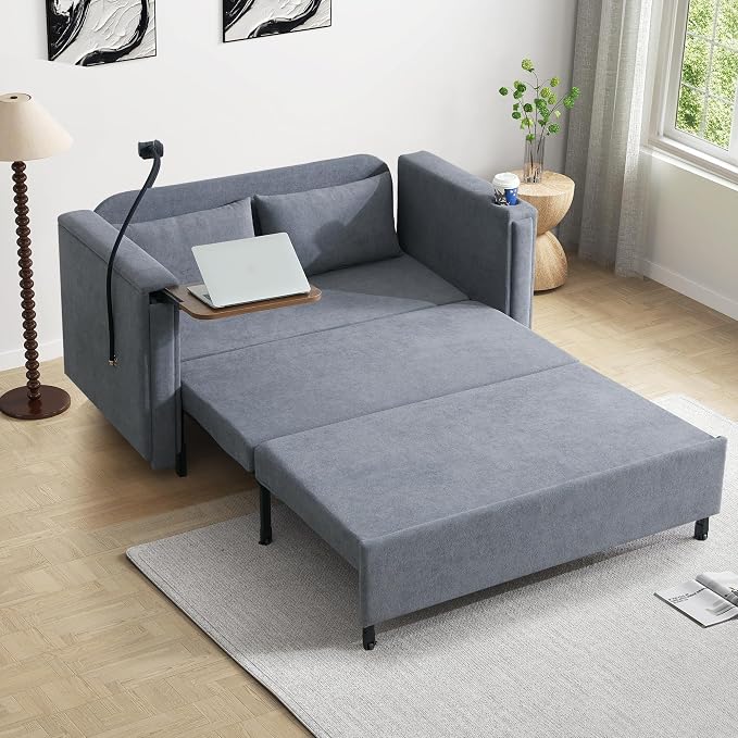 3-in-1 Convertible Sleeper Sofa Couch by LEVNARY