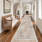 2x10 Runner Rug Non Slip, Washable Hallway Runner Rug, Laundry Room, Soft - Image 3