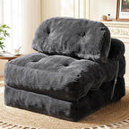Folding Sofa Bed, Convertible Sleeper Chair by Vellorise
