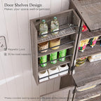 ACCOHOHO 72" Tall Kitchen Pantry, Farmhouse Storage Cabinet - Image 4