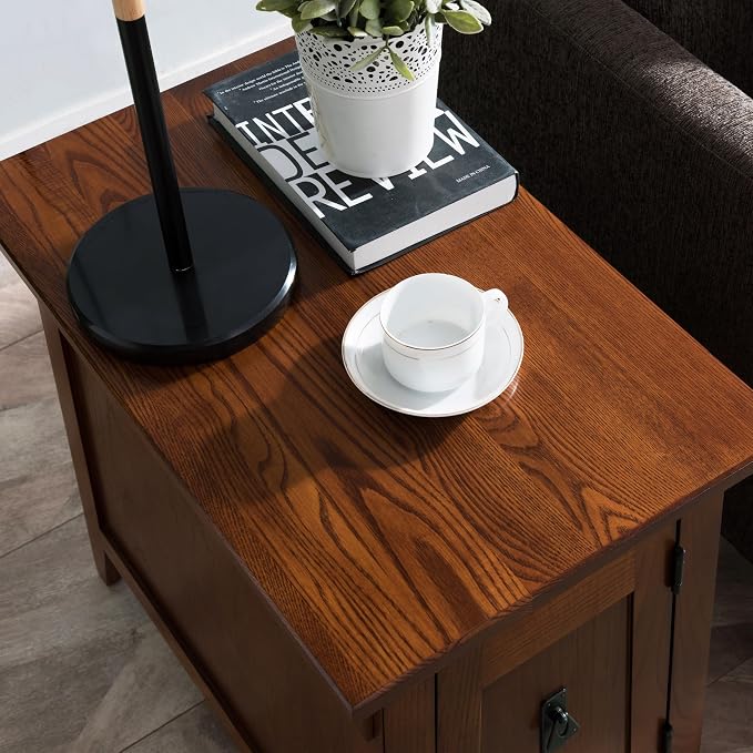 Leick Home 10032-RS Mission Cabinet End Table, Made - Image 13