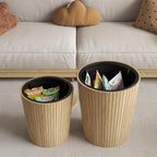 Nesting Coffee Table Set of 2, Round End Table - Image 7