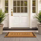 Barnyard Designs Natural Coco Coir Non-Slip Doormat | Heavy-Duty Welcome Mat - Image 4
