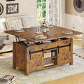 SEDETA Lift Top Coffee Table, 4 in 1 Convertible Coffee Tables by SEDETA