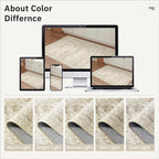 Soalmost 9x12 Area Rugs for Living Room Washable Rug Non-Slip Beige | Large - Image 7