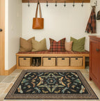 Black Front Door Mat Indoor Entrance Non Slip Washable - Image 8