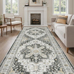 Madane 4x12 Wide Hallway Runner Rug Washable by Madane