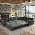 118" L-Shaped Sleeper Couch Bed by Unknown