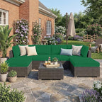 Waterproof Outdoor Cushion Covers, Stretch Patio Slipcovers | UV Resistant - Image 2