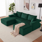 Weture 108” Modular Sectional Couches, Modern Modular U-Shape Sofa - Image 9