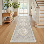 Runner Rug 2x8 Runners for Hallways Non Slip Washable Rugs, Low Pile Soft by Restydon