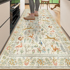 DUKINO 3x6 Kitchen Runner Rug, Washable Animal Rug by DUKINO