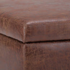 SIMPLIHOME Owen Coffee Table Storage Ottoman - Image 11