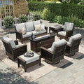 HERA'S HOUSE 8-Piece Outdoor Furniture Set by HERASHOUSE