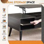 WLIVE Wood Lift Top Coffee Table - Image 6