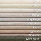 Topfinel Light Taupe Blackout Textured 90 Inch Long Linen Blend Curtain - Image 8